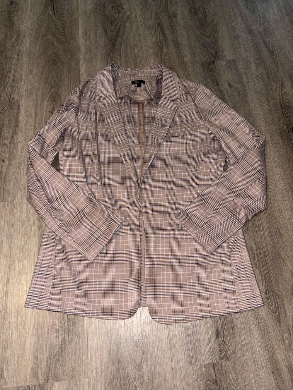 Reitmans | Brown Plaid Blazer Jacket